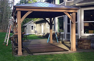 hot out riscaldamento gazebo